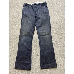 Salt Works Jeans Womens 27 Blue Flare Bond Medium Rise St Trouser Pants